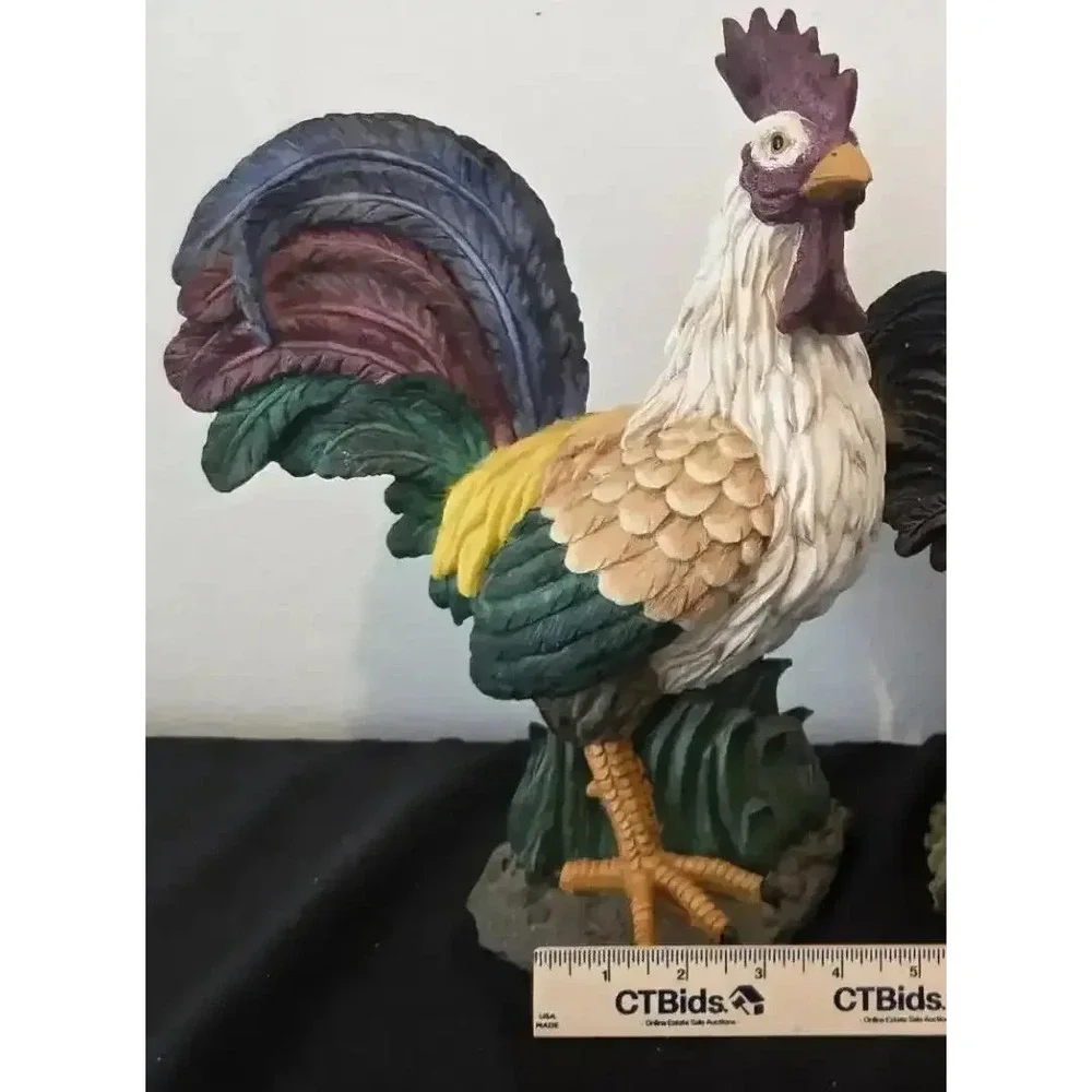 Rooster Resin Figurine Decor